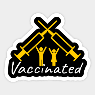 Vaccinated Sticker